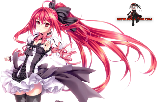 Pink haired girl gothic anime - outfit free wallpaper