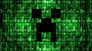Green cross squares different sizes 2 - 4 k wallpaper free wallpaper