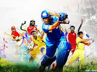 Cricket game men field city - a group of men playing free wallpaper