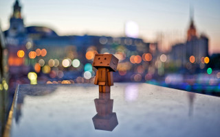 Small wooden toy city skyline - amir zand free wallpaper