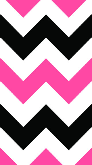 Pink black chevron pattern white - abstract illusionism free wallpaper