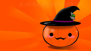 Pumpkin witch hat eyes fun - andrew law free wallpaper