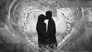 Person heart key mouth standing - a person free wallpaper