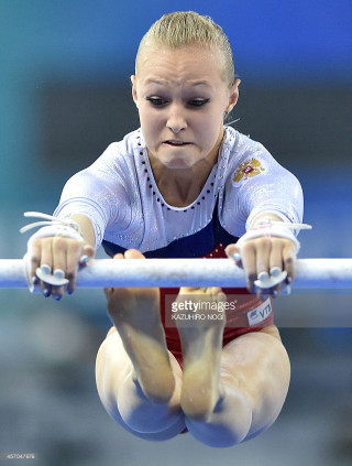 Olympic gymnastics unevenbars elina karimova - stuckism free wallpaper