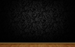 Dark room wooden floor black 3 - a wooden floor free wallpaper