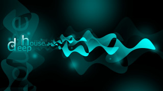 Dark background blue wave deep - a blue wave free wallpaper