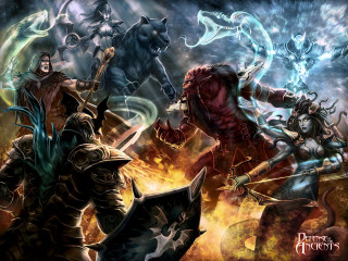 Battle group people demon back - their back free wallpaper
