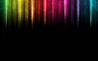 Rainbow black background starry sky - background free wallpaper