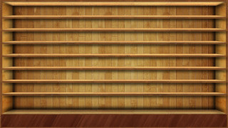 Wooden shelf three shelves wooden - graphic novel free wallpaper