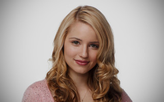 Blonde woman pink sweater smiling 2 - a pink sweater free wallpaper