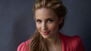 Woman ponytail smiling camera blue - fine art free wallpaper