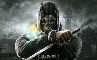 Man hooded sword clock tower 2 - bloodborne free wallpaper