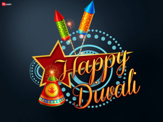 Happy diwali greeting star bell - happy free wallpaper