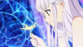 Girl long hair holding star - symbolism free wallpaper