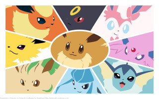 Pokemon faces colorful circle caption - a circle together free wallpaper