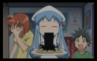 Aya goda anime eating surprised - a plate of food free wallpaper