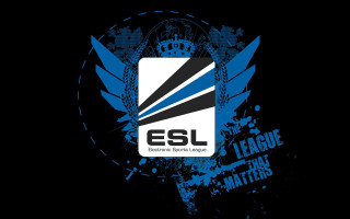 Esl logo blue black background - background free wallpaper for desktop