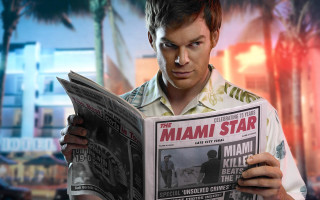 Man reading newspaper fake nose - andrew bell free wallpaper