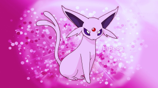 Pink cat red eye sitting - a pink cat free wallpaper