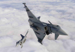 Fighter jets flying clouds sky 3 - two fighter jet free wallpaper
