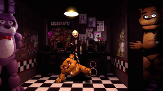 Cartoon character playing dog checkered - floor free wallpaper