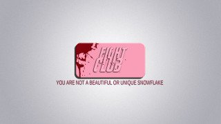 Pink button fight club not - a red text free wallpaper