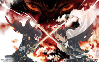 Two people demon two swords - two sword free wallpaper