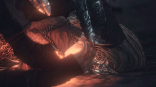 Woman black dress chain neck - bloodborne free wallpaper