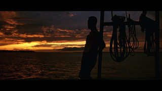 Man boat sunset bike hanging - edward otho cresap ord ii free wallpaper