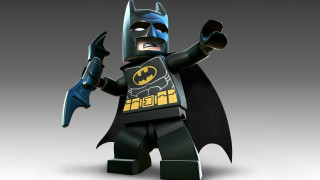 Lego batman character holding bat 2 - dark night free wallpaper
