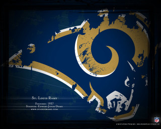 Rams logo blue background black 2 - a rams logo free wallpaper