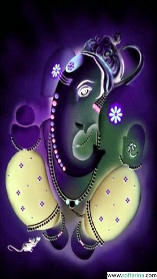 Elephant purple background white flower - free abstract wallpaper