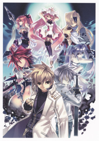 Anime characters blue sky clouds 26 - poster art free wallpaper