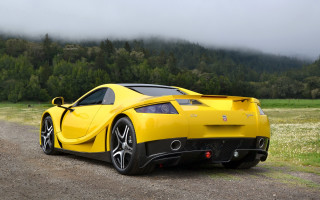 Yellow sports car forest hills - a yellow sports car free wallpaper