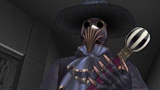 Cartoon character mask ball hat - his hand and a hat free wallpaper