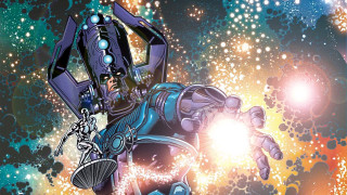 Robot holding light shining brightly - a robot free wallpaper