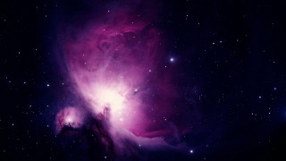 Purple blue space stars cluster 4 - a photo free wallpaper