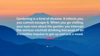Gardening quote disease intensify you - a cross stitch free wallpaper