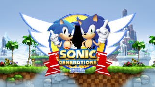 Sonic sonicgenerations logo screen palmtrees - the screen free wallpaper