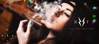 Woman smoking cigarette eyes closed - a woman smoking free wallpaper