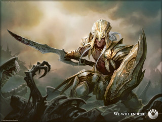 Man sword demon arm sky - a sword and a demon free wallpaper