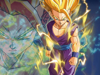Dragon running lightning effect man - a detailed drawing free wallpaper