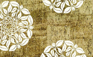Brown white background flower design - modern free wallpaper