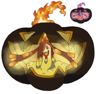 Cartoon character fire demon background 2 - a demon free wallpaper