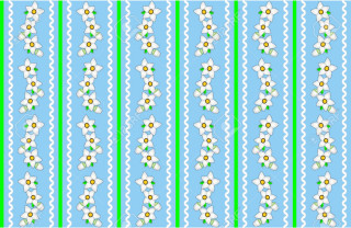 Blue green striped background flowers - the bottom of the image free wallpaper