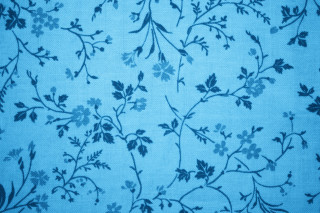 Blue flower pattern autumn tree - a floral pattern free wallpaper