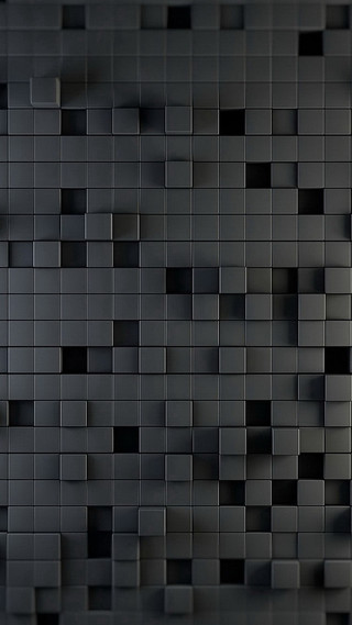 Black white clock wall squares - the wall free wallpaper