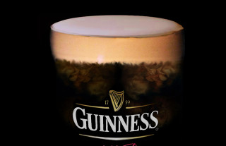 Guinness beer black background red - blender and photoshop free wallpaper