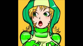 Cartoon woman green hat dress - a cartoon of a woman free wallpaper