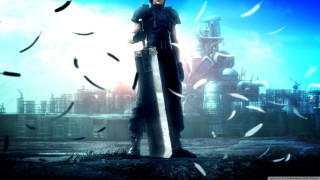 Man giant sword city birds - final fantasy free wallpaper for desktop